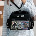 thumbnail image 1 of Bolsas dibujos animados Crossbody Bag Shoulder Tarning Carrying Women Cat Gran capacidad Transparente Multi-Pockets Estudiantes Bolso escolar, 1 of 9