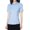Blue, variant on Women's Button Down Short Sleeve Work Office Shirt Lapel Short Sleeve Dressy Shirt Plus Size Casual Business Blouse Formal Casual Shirt Blouse School Uniform, S-5XL