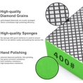 thumbnail image 2 of 1pcs Diamond Hand Polishing Pad 400# Diamond Polishing Pad, Foam Backing Sanding Block, Diamond Sanding Pad for Polishing Ceramic Tile Glass Wood Marble 400#, 2 of 5