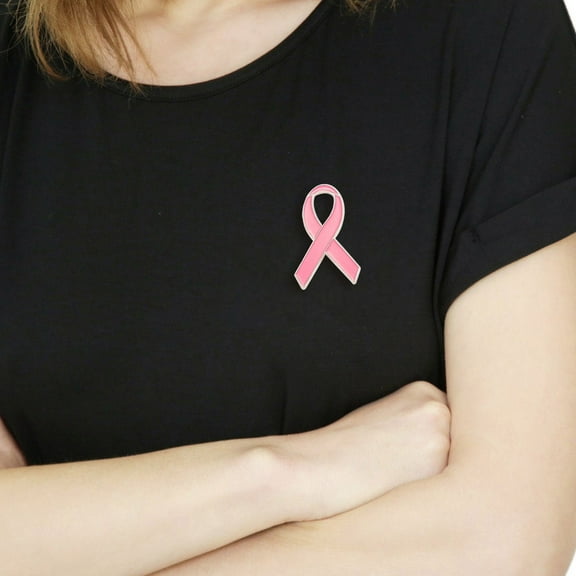 1/10/20/50/100 pcs Cancer_Pins - Bulk Pink Ribbon_Pins for Cancer Awareness - for Support Groups, Events, Promotional Gift-Giving and Fundraising,Pink 1