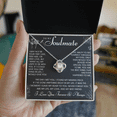 thumbnail image 3 of To My Soulmate Necklace - My Life, My Love & My Best Friend - Exquisite Soulmate Gift for Her - Perfect for Girlfriend's Birthday, Valentine's Love Knot Necklace Standard Box, 3 of 3
