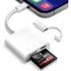 thumbnail image 1 of Adaptador USB para lector de tarjetas Micro SD para iPhone y iPad, 1 of 8