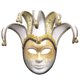 thumbnail image 1 of Máscara de maquillaje para carnaval, para hombres y mujeres, máscara romana de carnaval, máscara de metal de hierro para actuación, máscara de maquillaje para fiesta, máscara estilo pareja para hombre, 1 of 2