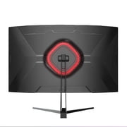 ZZA 32 Curved Gaming Monitor, 4k UHD(3840 * 2160P) VA Screen, 1500R, 144Hz/160Hz Computer Moniter, Supports AMD Freesync, 120% sRGB, Wall Mountable Installs(HDMI 2.1/DP 1.4)-Black