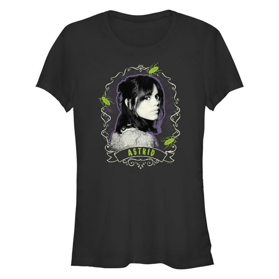 Junior's Beetlejuice Beetlejuice Astrid Frame  Graphic T-Shirt