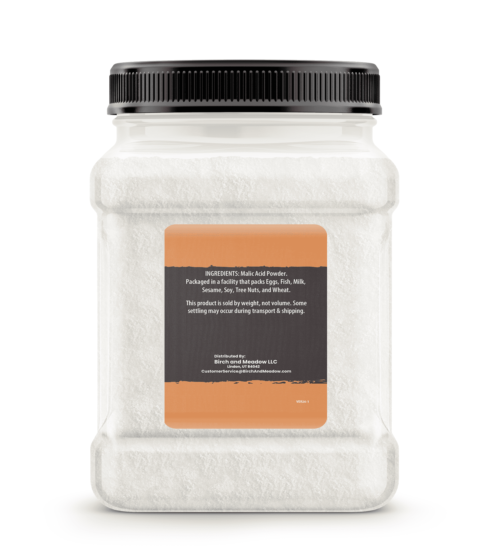 Birch & Meadow 3.25 lb of Malic Acid Powder, Flavor Enhancer, Sour Candies