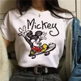 thumbnail image 5 of Camiseta de algodón de verano para niños, camiseta con estampado de gorro de Mickey Y2k Minnie Mouse, ropa de moda para niño y niña, camisetas Kawaii Disney para bebé, 5 of 5