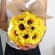 thumbnail image 3 of Girasol artificial para colgar, decoración para bodas y fiestas, girasol falso para colgar, amarillo, 3 of 3