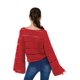 thumbnail image 2 of Sueter Rojo Tejido de Punto Devendi Devendi Denim Co. 242-49, 2 of 3