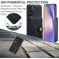 thumbnail image 6 of Case for Samsung Galaxy A54 5G 2023, Detachable Magnetic Wallet Card Cash Slot Case Cover Support Wireless Charging Functional Kickstand Compatible with Samsung Galaxy A54 5G 2023 (Black), 6 of 15