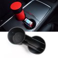 thumbnail image 3 of Portavasos de agua para consola central de coche soporte para botella Ehuebsd de bebidas con doble ranura para Tesla modelo 3 Y 2021 accesorios para coche, 3 of 9