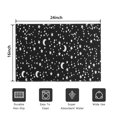 thumbnail image 5 of Black White Star Moon Pattern Door Rugs,Washable Non Slip Door Mats Indoor,Decorative Door Mats,Entry Mat Indoor for Entrance,Bedroom,Kitchen,Bathroom,16"x24", 5 of 6