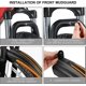 thumbnail image 2 of Bike Mudguard Set Portable Adjustable Road Mountain Bike Bicycle Cycling Tires Front And Rear Mud Guard Fender, 2 of 3