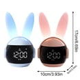 thumbnail image 2 of Cute Bunny Digital Alarm Clock For Kids Control And Rechargeable Sleep Trainer Clock For Boys Girls Bedroom, 2 of 7