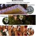 thumbnail image 2 of 50 clips de luces de Navidad, mini clips de luces para luces de Navidad, ganchos de canalones para colgar luces de cadena al aire libre., 2 of 5