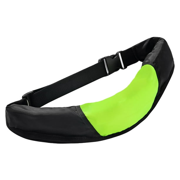 Hugtrwg Chaleco Hinchable Oxford Con Silbato Accesorios Outdoor (Verde Automático)