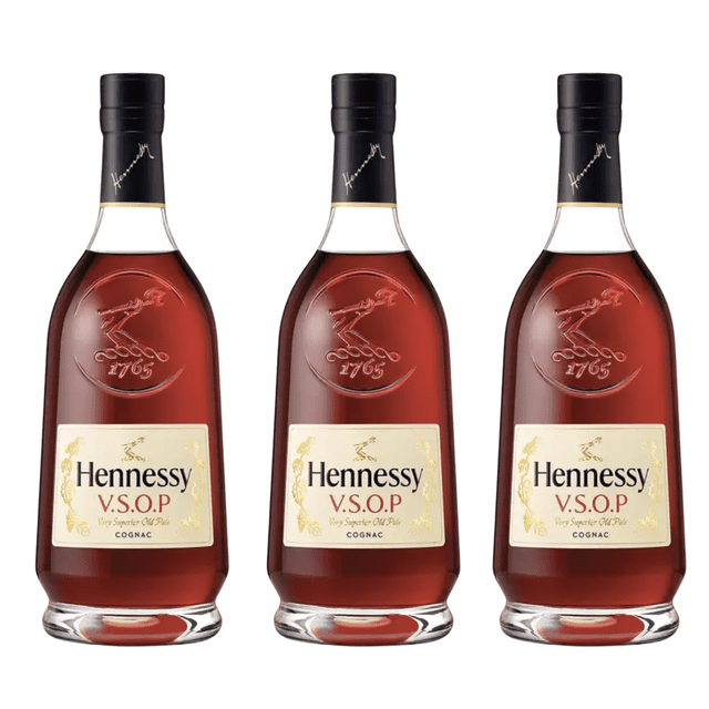 Pack de 3 Hennesy VSOP 700 ml