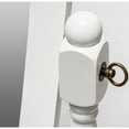 thumbnail image 2 of Swivel Full Length Wood Cheval Floor Mirror White New, 2 of 4