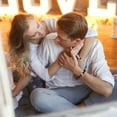 thumbnail image 6 of Couples Bracelets King & Queen Crown His and Her Heart Magnetic Matching Bracelets for Couple Lover Valentines Day Christmas Anniversary Engagement White Elephant Gifts (Black&White), 6 of 7