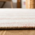 thumbnail image 6 of Safavieh  Dhurries Drema Hand-knotted Stripe Area Rug Rust/Ivory 4' x 6' 4' x 6' Indoor,Handmade Living Room,Bedroom Rectangle, 6 of 9
