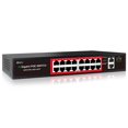 thumbnail image 1 of Conmutador PoE STEAMEMO de 19 puertos con 16 puertos POE +2 Gigabit Uplink, 1 of 8