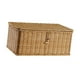 thumbnail image 5 of Canasta de almacenamiento con tapa rectangular Práctico decorativo Organizador casero Bin de almacenamiento para el dormitorio de la oficina Desk Baño 29CMX21CMX15CM, 5 of 8
