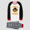 thumbnail image 2 of Gobble The You Wobble Turkey Thanksgiving Pajamas, Matching Thanksgiving PJs For Family, Size NB - Men 6XL, 2 of 7