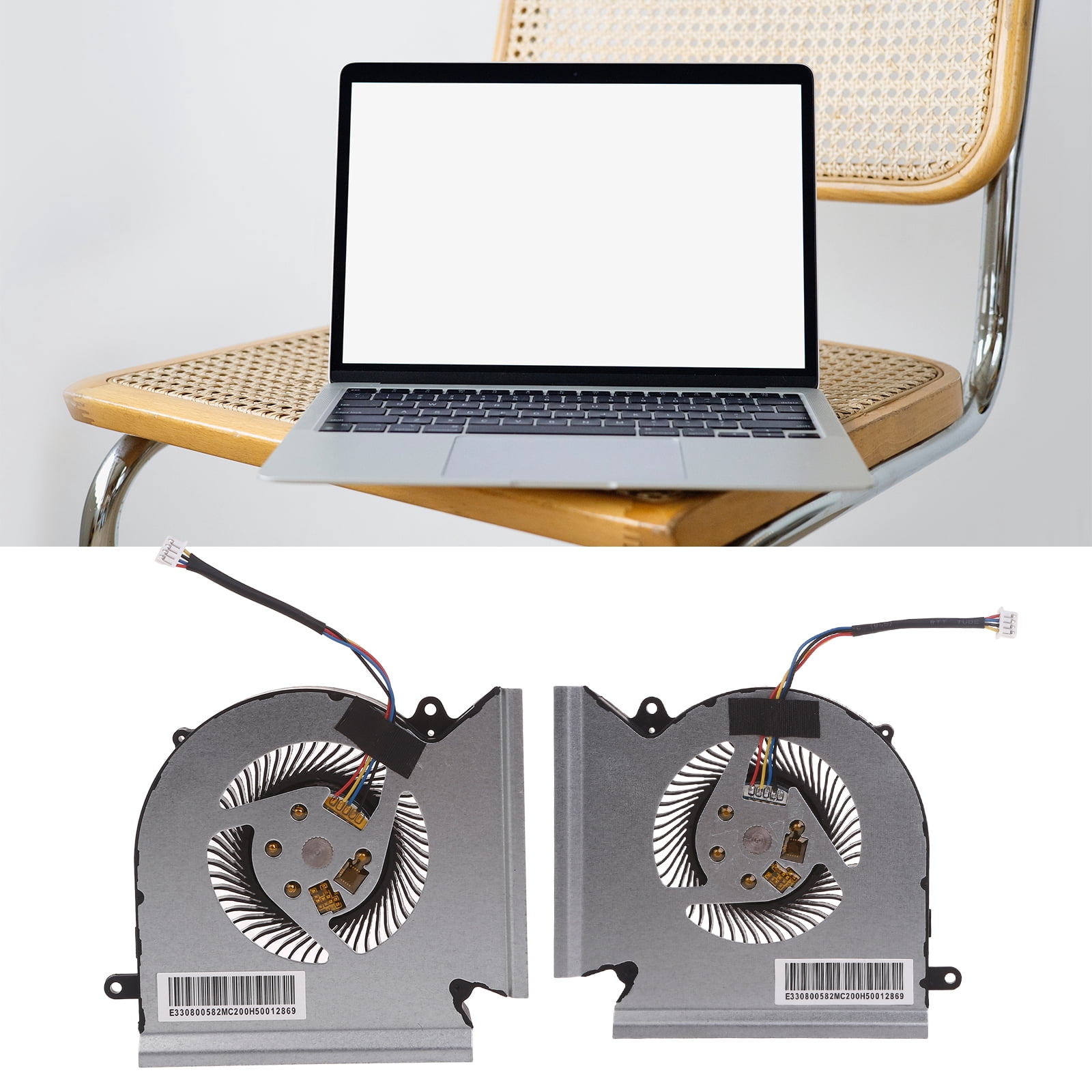 Notebook Heatsink OEM for GE66 GP66 GL66 Series CPU GPU Cooling Fan 5V1.0A 4-pin Laptop Cooler Radiator