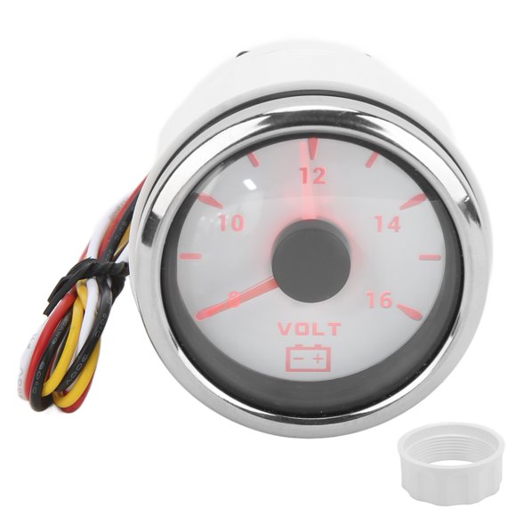 Marine Voltage Gauge,52mm Marine Voltage Gauge RV Voltage Gauge Marine Parts Advanced Technology