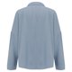 thumbnail image 5 of Blusa con solapas plisadas y botones, mangas enrollables, informal, para mujer - S-XXXXXL, 5 of 6