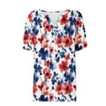 thumbnail image 4 of 4th of July Shirts for Women Summer Graphic Tees American Flag Patriotic Fourth of July Outfit Short Sleeve Tunic Tops, 4 of 4