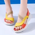 thumbnail image 3 of LEEy-World Sandals Women Women's Rivet Rhinestone Pearl Flat Sandals Slip on Memory Foam Sandals Open Toe Slide Sandals, 3 of 5