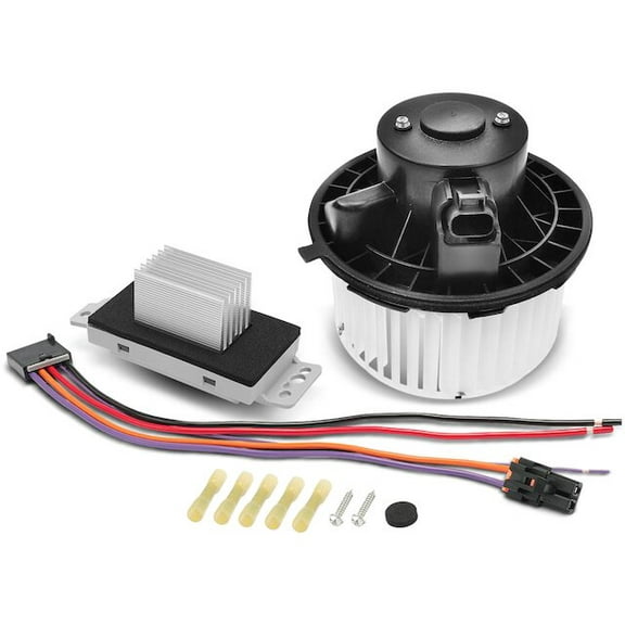 Front HVAC Blower Motor and Resistor Kit 2 - Compatible with 1999 - 2006 Chevy Silverado 1500 2000 2001 2002 2003 2004 2005