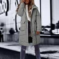 thumbnail image 3 of Vedolay Casual Tops for Women Casual Ripped Frayed Jacket Long Sleeve Oversized Casual Coat with Pockets,Gray L, 3 of 4