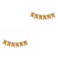 thumbnail image 2 of Inteprter Decoraciones Banner Happy Easter Party Supplies Serpentinas Swallowtail Cute Hanging Ornament Gifts Photo Props Arpillera Walls Home DFF03 zanahorias rojas 2piezas, 2 of 6