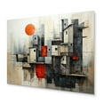 thumbnail image 2 of Designart "modern Architectures II" Abstract Collages Metal Art Living Room, 2 of 5
