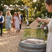 Elegant Acrylic Wedding Card Box by Ginger Ray