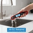 thumbnail image 3 of Digital Meat Thermometer for Cooking and Grilling - Waterproof Ultra-Fast Instant Read Food thermometers with Backlight, Bottle Opener & Kitchen Hanging Holes, 3 of 5