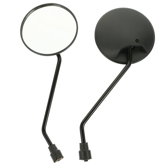 2 Pcs Scooter Bicycle Reflector Motorbike Rearview Mirror Road Bike Mirror Black