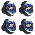 thumbnail image 2 of 4 Pcs Shark Knobs for Kitchen Cabinet Cupboard Dresser Bookcase Drawer Pulls Handles Round Home Decor, 2 of 8