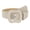 Beige, variant on Women Stylish Buckle Candy Color Faux Leather Waist Dress Jeans Belt Waistband