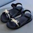 thumbnail image 6 of KPOPLK Girls Sandals Unisex Toddler Kids Double Buckle Sandals Comfort Open Toe Adjustable Back Strap Shower Beach Pool Shoes(Toddler/Little Kid/Big Kid) Size 11,Black, 6 of 8