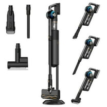 Cordless Vacuum Cleaner Station with 2.5L Dust Capacity, 3 Modes, Dual LED, Auto Dust Collection JIGOO V700