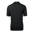 thumbnail image 3 of Men's Cutter & Buck Black Utah Utes Team Big & Tall Virtue Eco Pique Tile Print Polo, 3 of 3