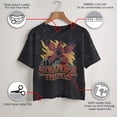 thumbnail image 3 of Netflix Junior's Stranger Things Demogorgon Flame Night Art Cropped T-Shirt, 3 of 9