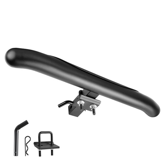 KFFKFF Hitch Step for 2-Inch Receiver, Rear Bumper Protector with 350 lbs Load Capacity, Non-Slip Design with Pin Kit and Stabilizer, Compatible with Trucks, SUVs, Pickups, and Trailers