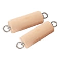 thumbnail image 2 of Baoblaze Pull up Handles Grips Wood for Weight Training Indoor and Outdoor Kettlebell, 2 of 8
