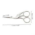 thumbnail image 2 of Unique Bargains 1 Pc Women Big Crane Scissors Facial Hair Scissors For Beauty Parlor Silver Tone Stainless Steel, 2 of 4