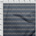 thumbnail image 2 of oneOone Organic Cotton Voile Fabric Chevron Block Printed Fabric 1 Yard 42 Inch Wide, 2 of 4