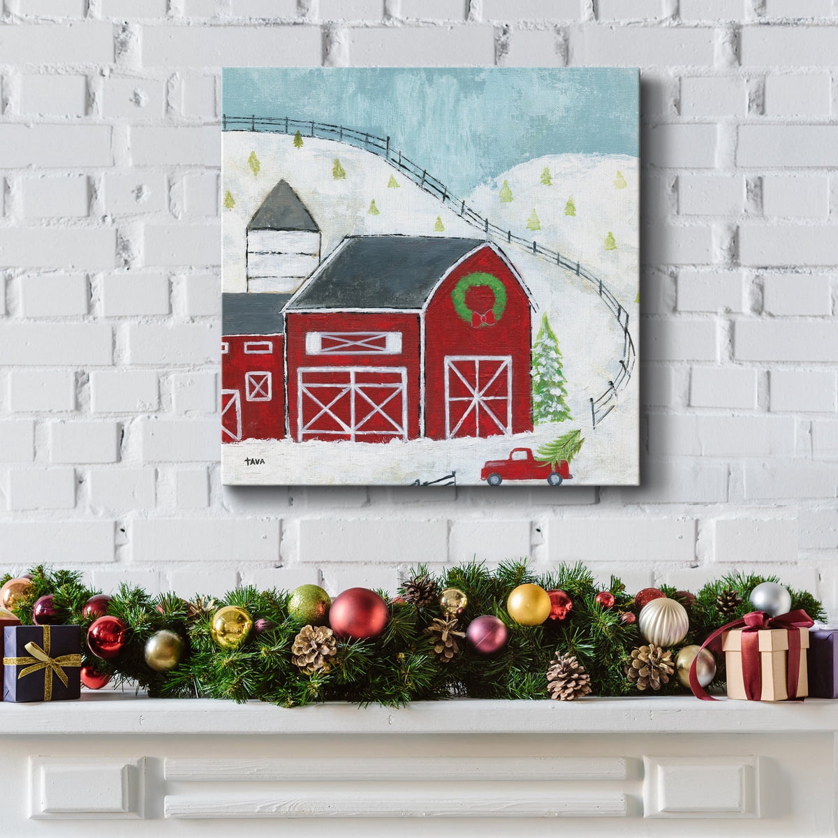 Joy Ornament - Premium Gallery Wrapped Canvas - Ready to Hang